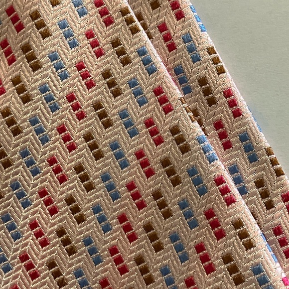 Patterned Pink Multi-Color Silk Tie - Picture 8 of 8